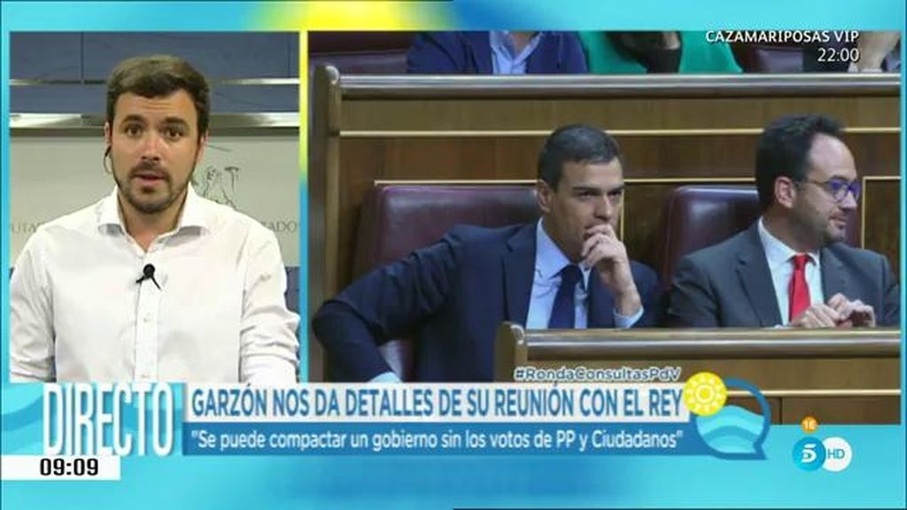 Alberto Garzón: "Espero que Pedro Sánchez opte a ser candidato"