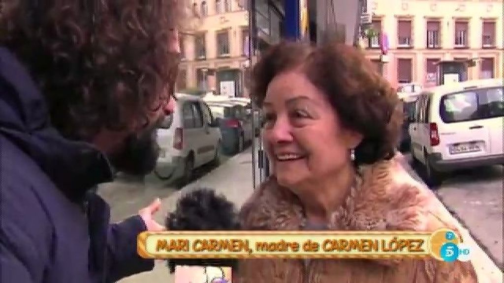 Mari Carmen, la madre de Carmen López: "Mi hija se defiende sola"