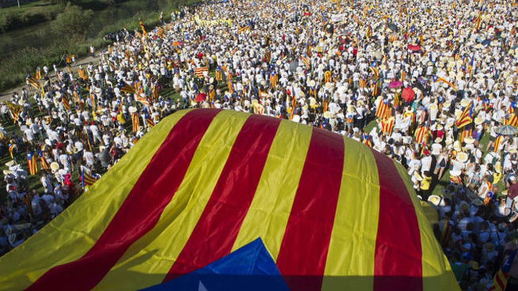 Diada catalana más institucionalizada y con menos participación