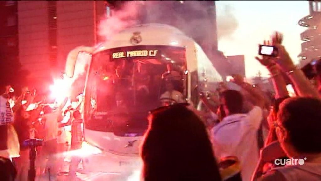 El bus del Madrid evita pasar por la zona ultra y cambia su recorrido para ir al Bernabéu