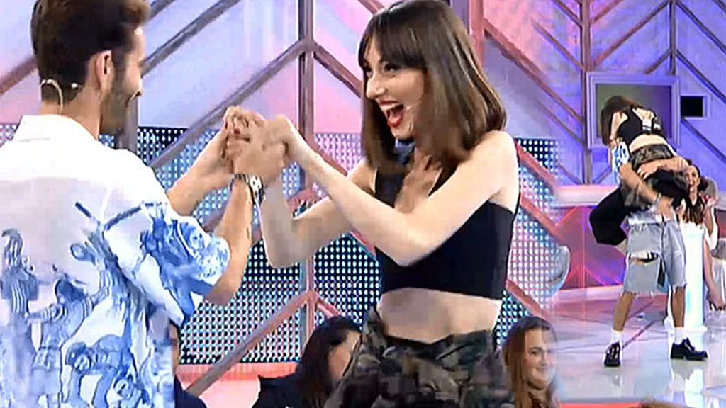 Baile salvaje: Natalia y Pelayo rememoran el famoso salto de 'Dirty Dancing'