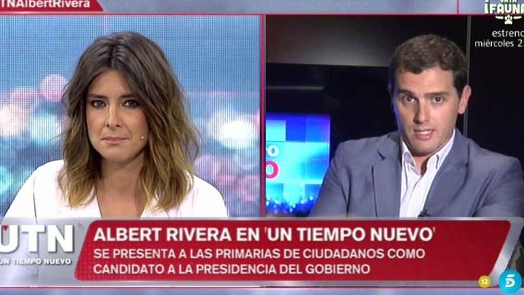 Albert Rivera: "No quiero que mi hija viva en un país donde haya corrupción"