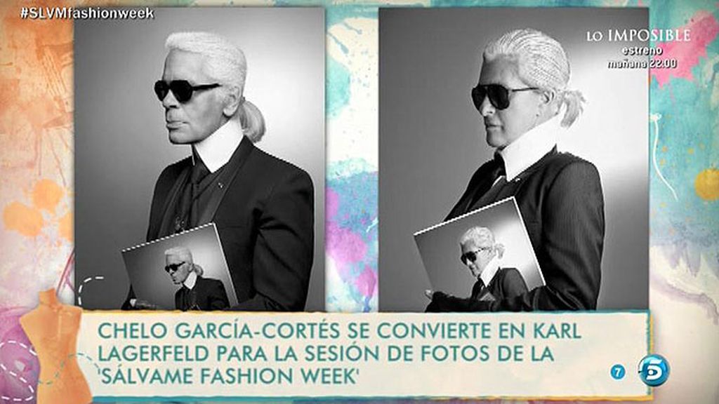 Chelo se convierte en uno de los hombres más importantes de la moda: Karl Lagerfeld