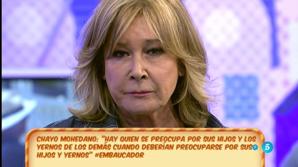 Mila, a Chayo: “Mi hija nunca se ha sentado para decir que su padre le ha robado”
