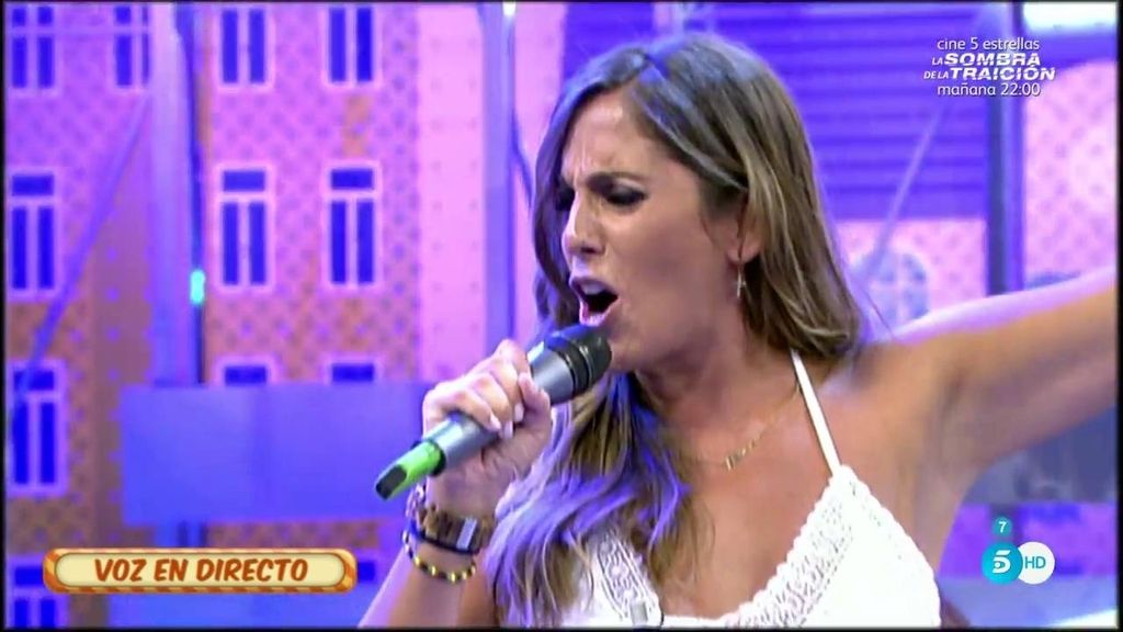 Anabel Pantoja canta en riguroso directo la canción favorita de su tía ‘Nada’