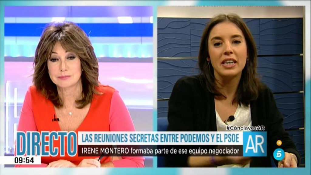 La entrevista íntegra a Irene Montero