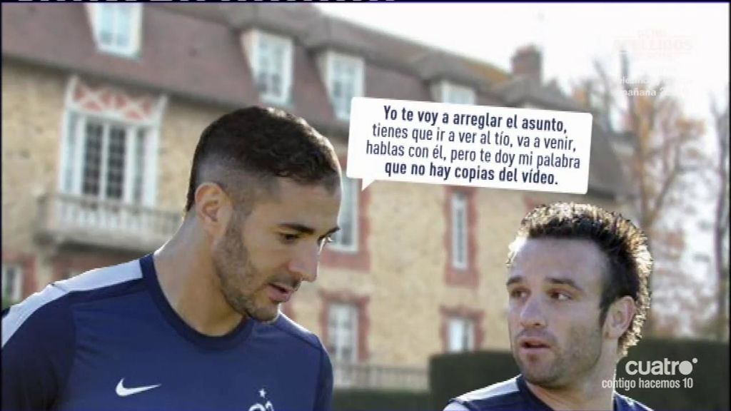 Así fueron las conversaciones de Benzema con Valbuena sobre el chantaje sexual