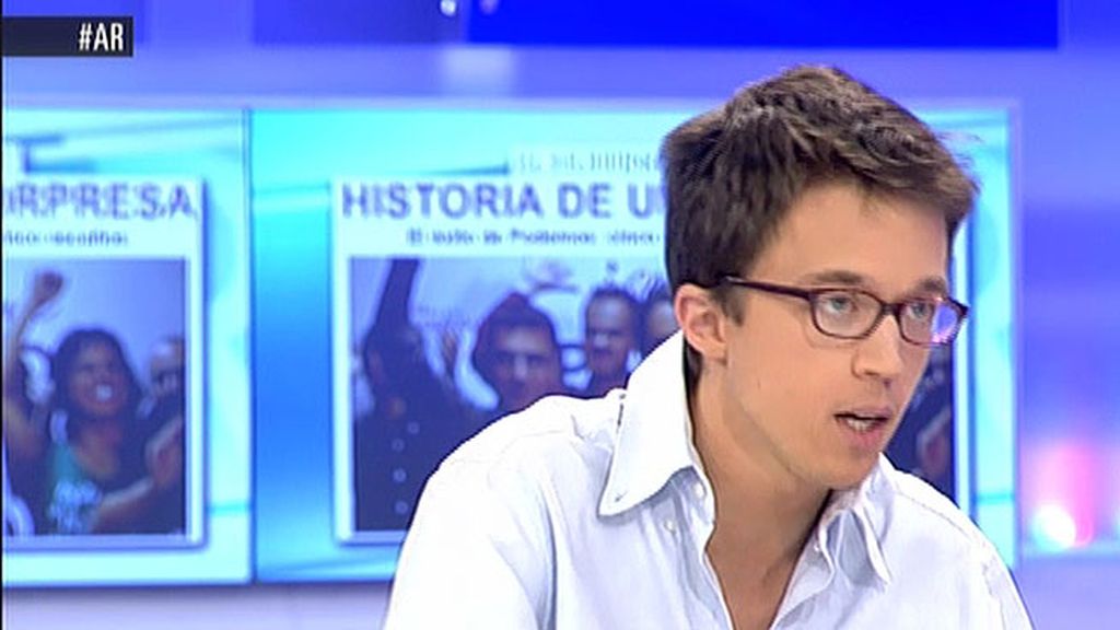 La entrevista íntegra a Iñigo Errejón, director de campaña de 'Podemos' en 'AR'