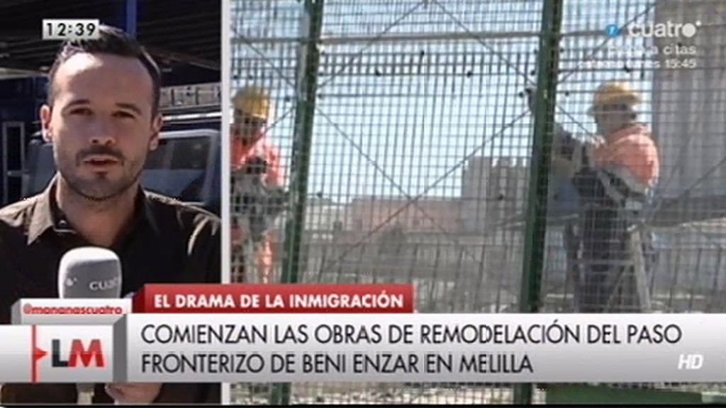 Comienza el refuerzo de la frontera en Melilla