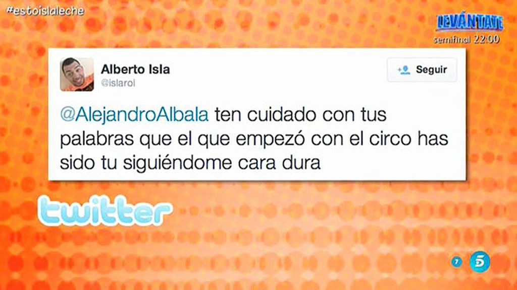 Alejandro Albalá y Alberto Isla protagonizan un desencuentro en Twitter