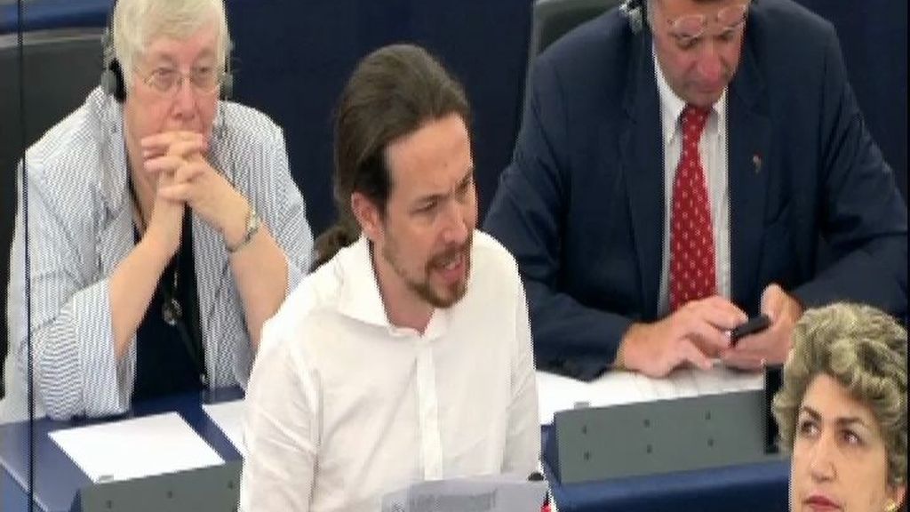 Pablo Iglesias denuncia el “secuestro de la democracia” en Europa