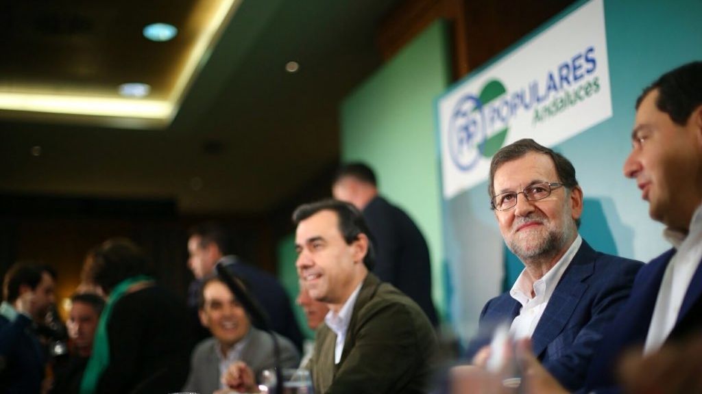 Mariano Rajoy durante el acto en Córdoba: "Necesitamos un presidente con dignidad"