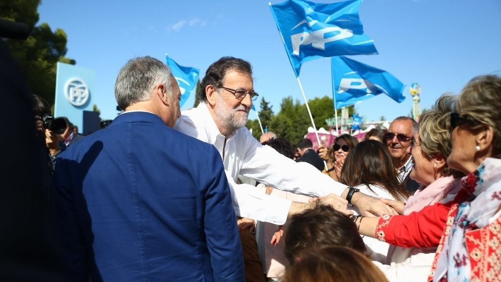 Un Rajoy optimista celebra el día del afiliado del PP en Zaragoza
