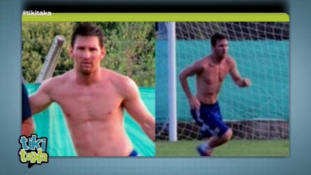¿Está Leo Messi mucho más delgado?