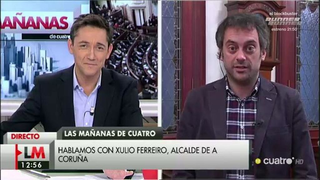 Xulio Ferreiro: “Pedro Sánchez ha mirado al lado incorrecto del hemiciclo”