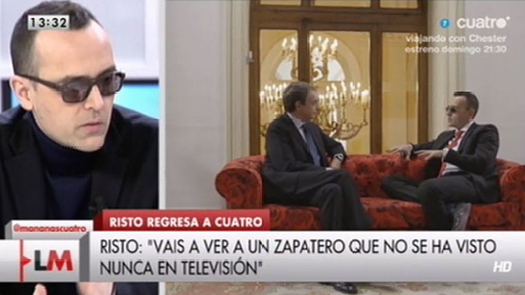 ¿Cómo reaccionó Zapatero cuando Risto Mejide le decía "nos traicionaste"?