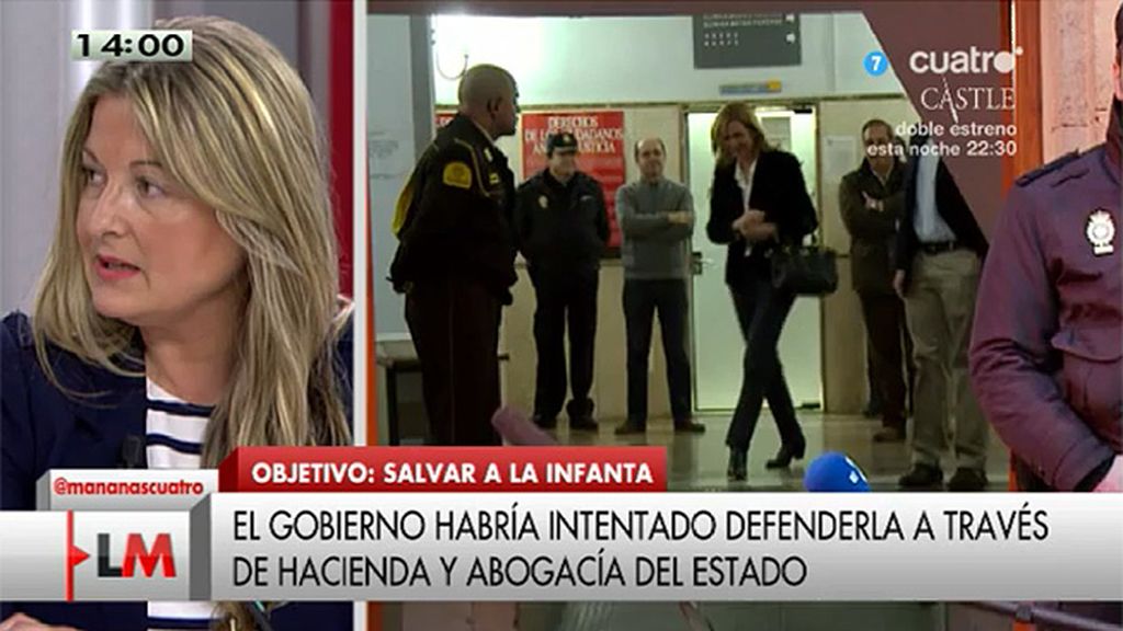 V. López Negrete: "Los estandartes del Estado se han puesto en funcionamiento para proteger a la Infanta Cristina"