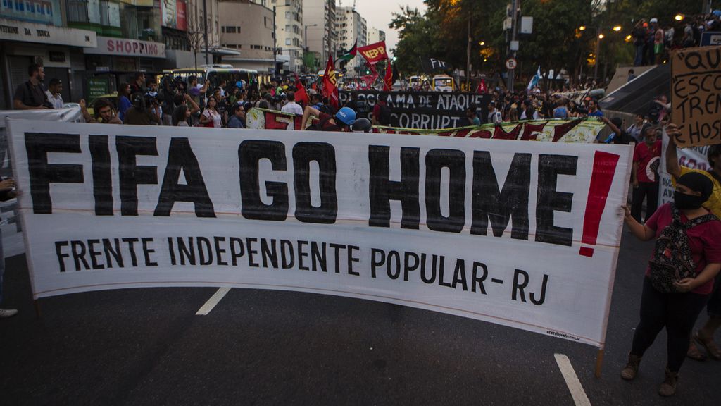 Nueva noche de disturbios en Río de Janeiro
