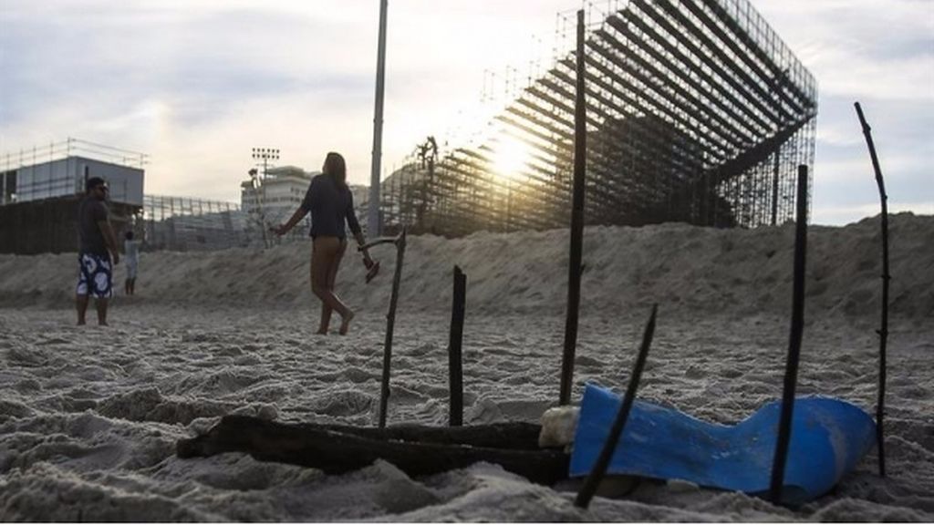 Encuentran un cuerpo mutilado en la playa de Copacabana