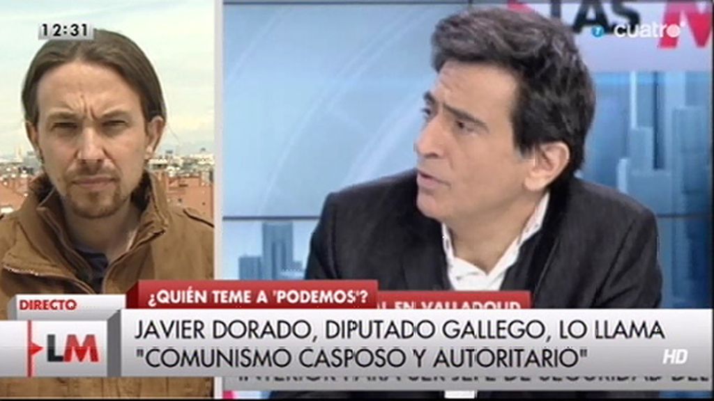 A. Espada carga contra P. Iglesias y ‘LMDC’: “Es diputado gracias a la información basura”