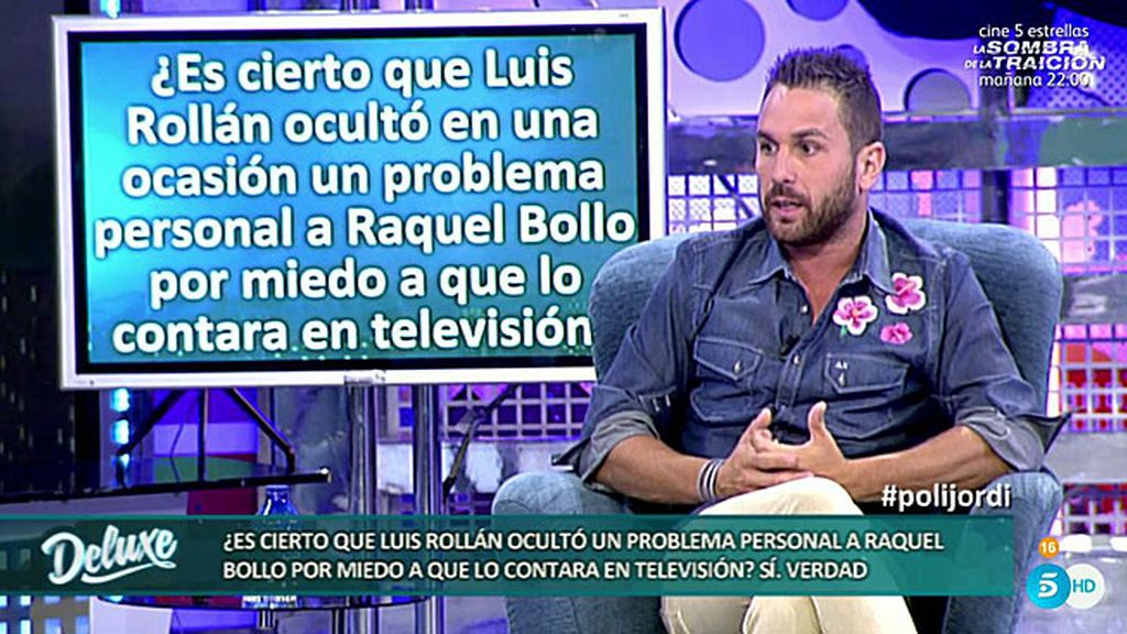 Jordi: "Luis no se fía de Raquel Bollo, cree que puede venderle por los pasillos"