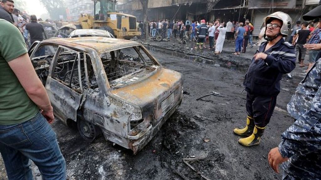 Aumentan a 180 los muertos tras el atentado de Bagdad