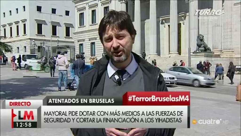 Rafael Mayoral: "Los terroristas quieren acabar con los derechos y libertades y ahí no podemos dar un paso atrás"