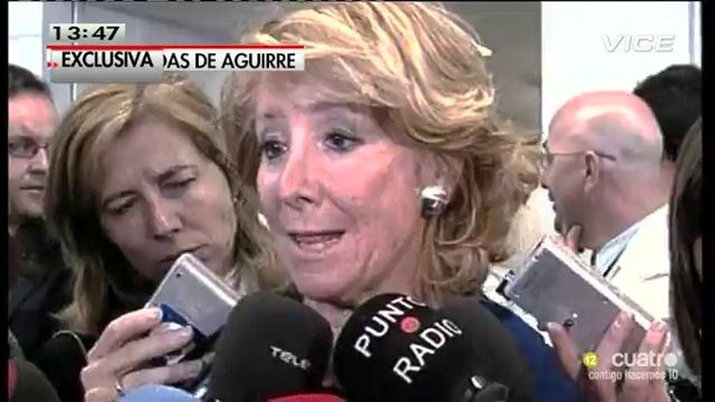 Cristina Cifuentes podría cortar el grifo de privilegios a Esperanza Aguirre