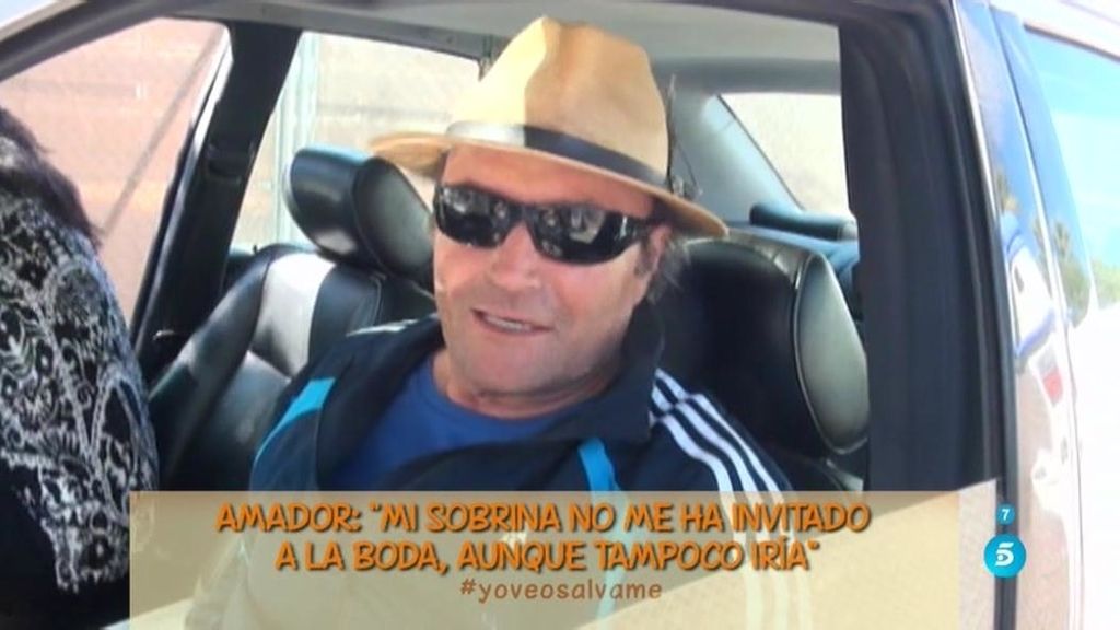 Amador, de R. Carrasco: "Sé que no me va a invitar a la boda y si me invitase tampoco iría"