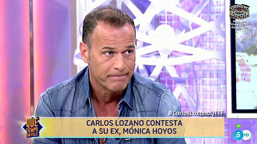 Carlos Lozano, de Mónica Hoyos: "Llevo aguantando once años por nuestra hija"