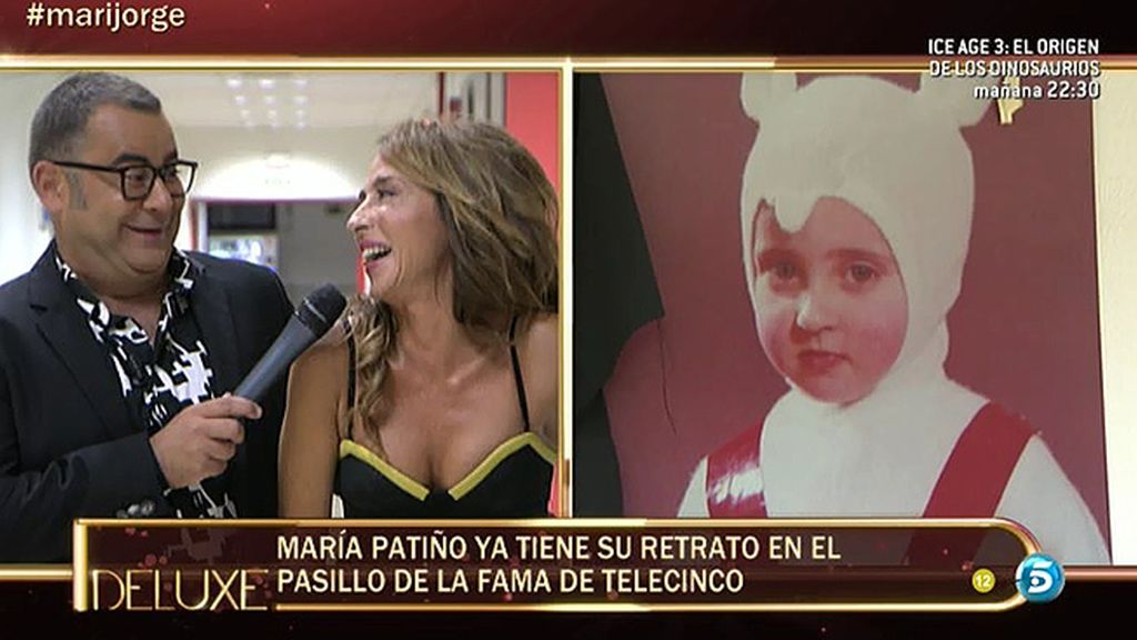 María Patiño ya tiene su foto en el paseo de la fama de Telecinco
