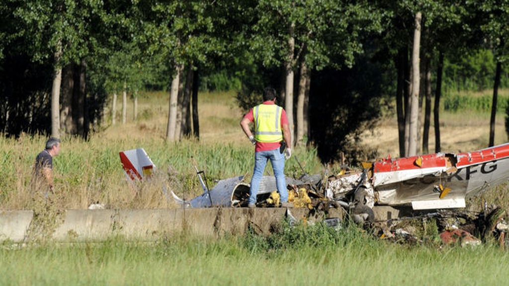 Dos fallecidos en el accidente de una avioneta en León