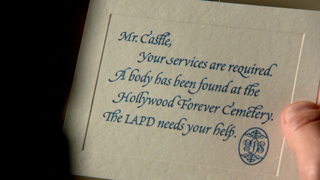 Castle está en una nube, la Sociedad de Grandes Detectives le pide ayuda