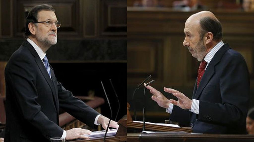 Rajoy y Rubalcaba enfrentan sus dos formas de ver la salida de la crisis