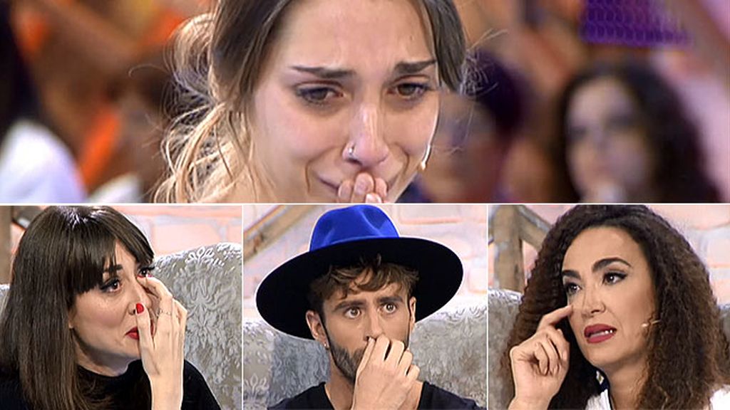 Natalia, Pelayo y Cristina rompen a llorar con la historia de Marisol