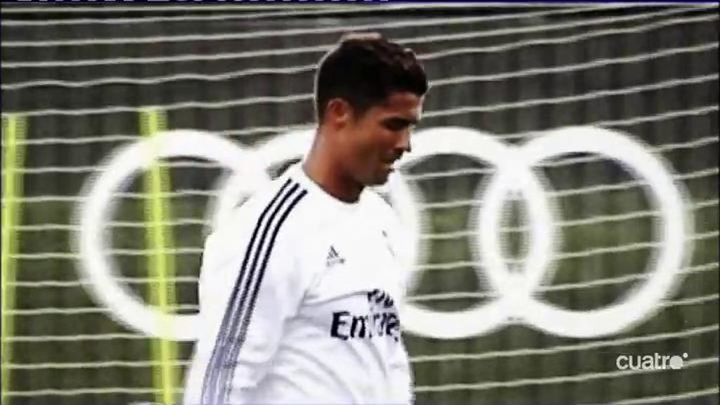 Cristiano Ronaldo empieza la pretemporada del Real Madrid con mala cara
