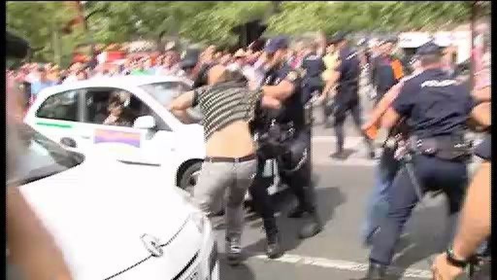 Los taxistas vuelven a protestar contra Uber en Barcelona y Madrid