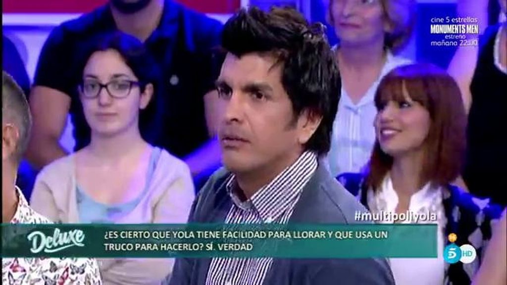 Mario Alberto, ex marido de Yola, revela el truco de la concursante para llorar