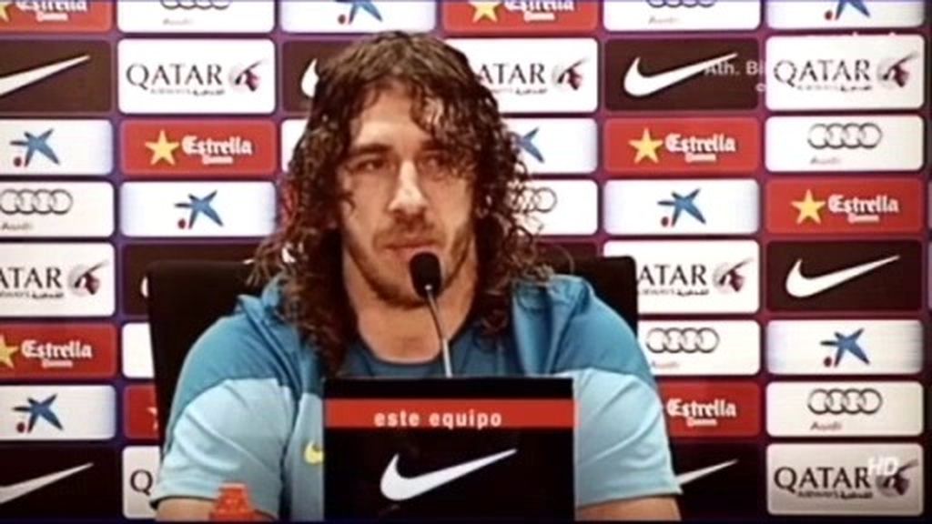 Carles Puyol da la cara: "No se puede dudar de este equipo"