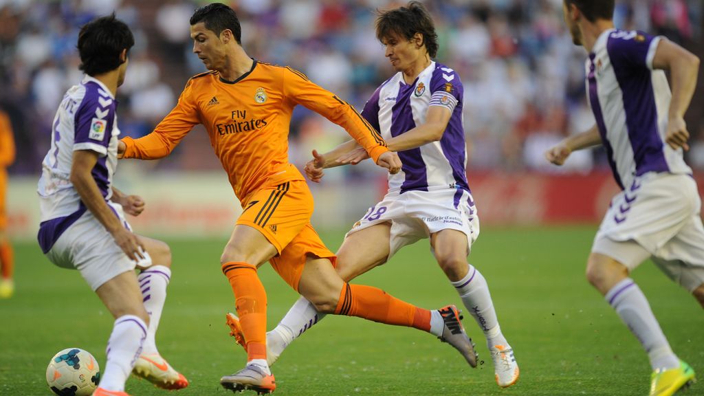 Así se lesionó Cristiano Ronaldo en Valladolid