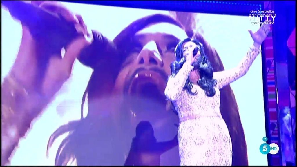 Lydia Wurst deslumbra como la austriaca Conchita en Eurovision