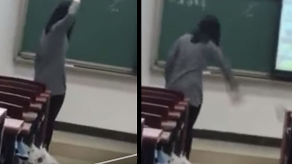 Una estudiante decide tirar el móvil al suelo, en vez de perder puntos de su nota final