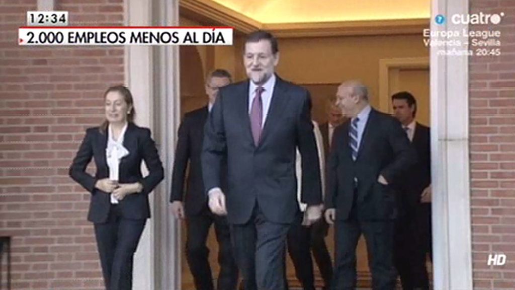 Mariano Rajoy: "Estoy muy contento, creo que las cosas van a ir a mejor"