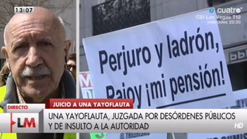 Moncho, 'yayoflauta': "Todos somos Ela porque creemos que es una injusticia"