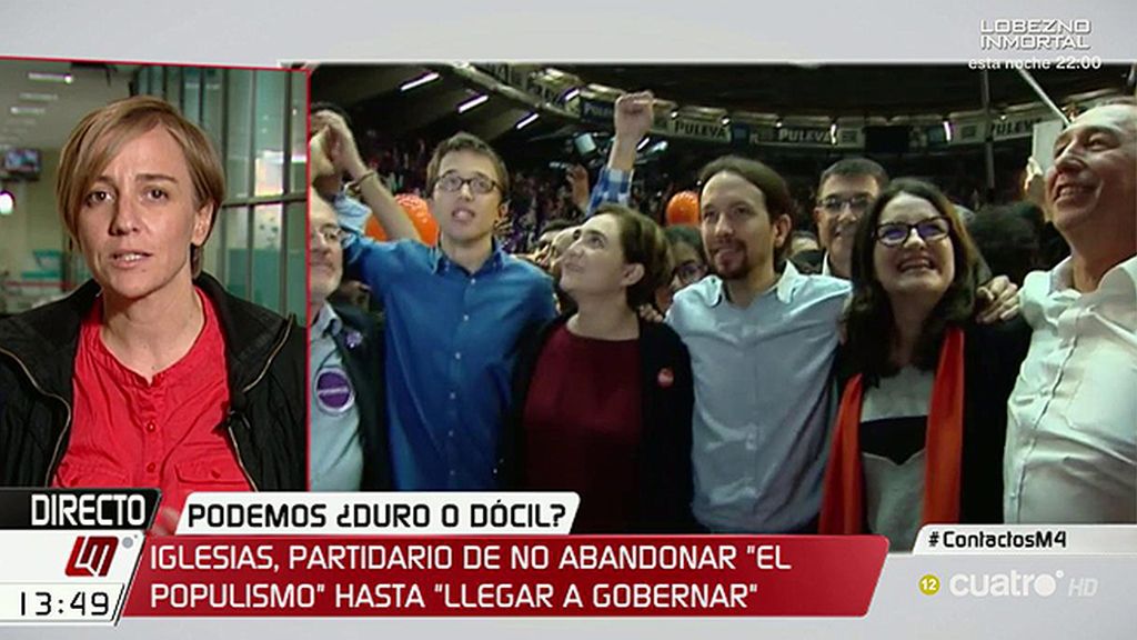 Tania Sánchez: "No hay dos Podemos, hay tantos como militantes tiene el partido"