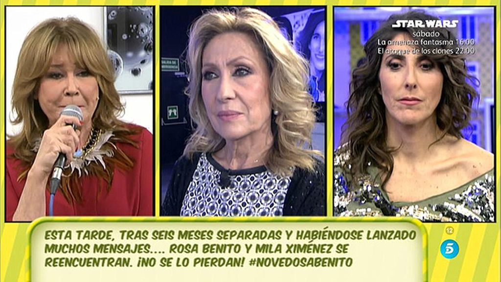 Mila, de Rosa Benito: “La veo fantástica, he visto a Electra y a Bernarda Alba juntas"