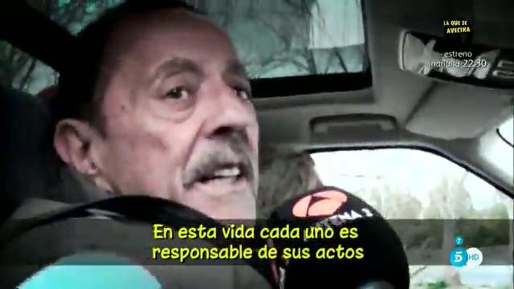 El regreso de Julián Muñoz a la cárcel tras su fin de semana en familia