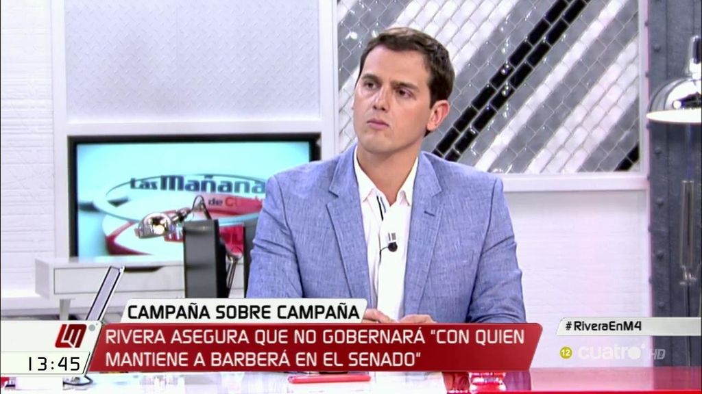 Rivera, sobre apoyar al PP sin Rajoy: "No es suficiente con cambiar de apellido"