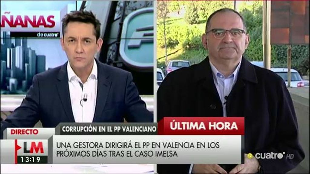 Antón Losada: “El PP valenciano no necesita a una gestora, necesita a ‘Los vengadores’ y a ‘Los cuatro fantásticos’