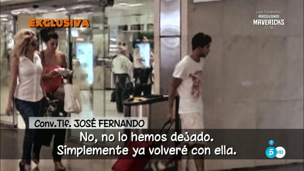 EN EXCLUSIVA, Jose Fernando habla con 'Sálvame': "Yo he estado con ella por amor"